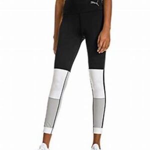 Puma by Selena Gomez Women's Black and Gray Leggings